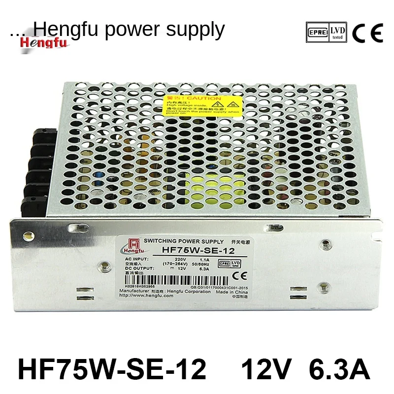 Hengfu Источники питания HF75W SE 12 DC Dc12v6.3a одноканальный Выход экономичный