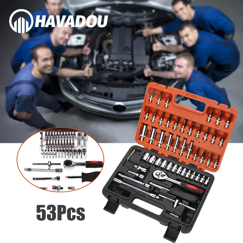 Набор ручных инструментов HAVADOU 53 шт. комплект комбинированных отверток с