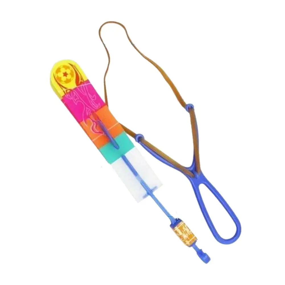 

Rocket Slingshot Flying Copter Luminous Helicopter Slingshot Flying Rocket Copter With Led Light Flying Toys For Kids