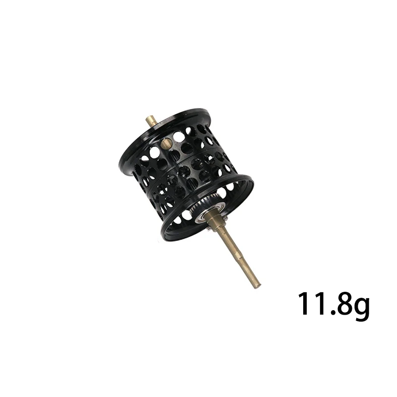 11.8g black Deukio Рыболовные Катушки Baitcast Катушка авиационный алюминиевый провод чашка катушка для рыбалки запасные части приманка литье катушка для PMAX3/BMAX3/SMAX3 - Цвет: 11.8g black