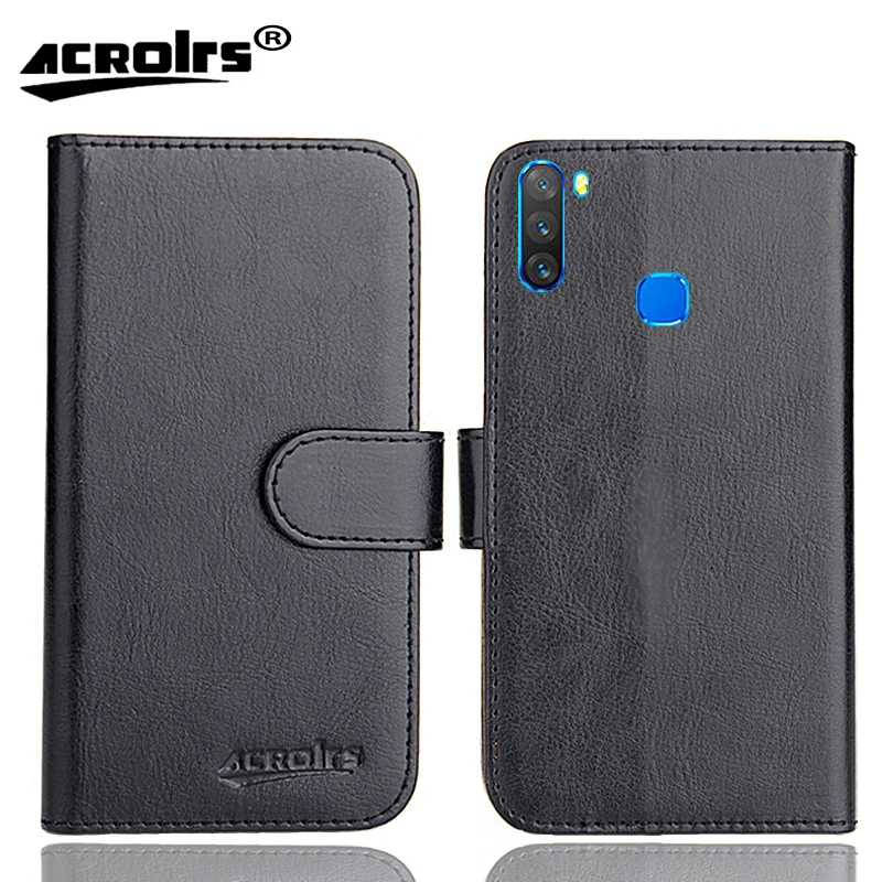 Infinix Note 6 Чехол 01 &quot6 цветов Флип Мягкий кожаный Crazy Horse чехол для телефона с