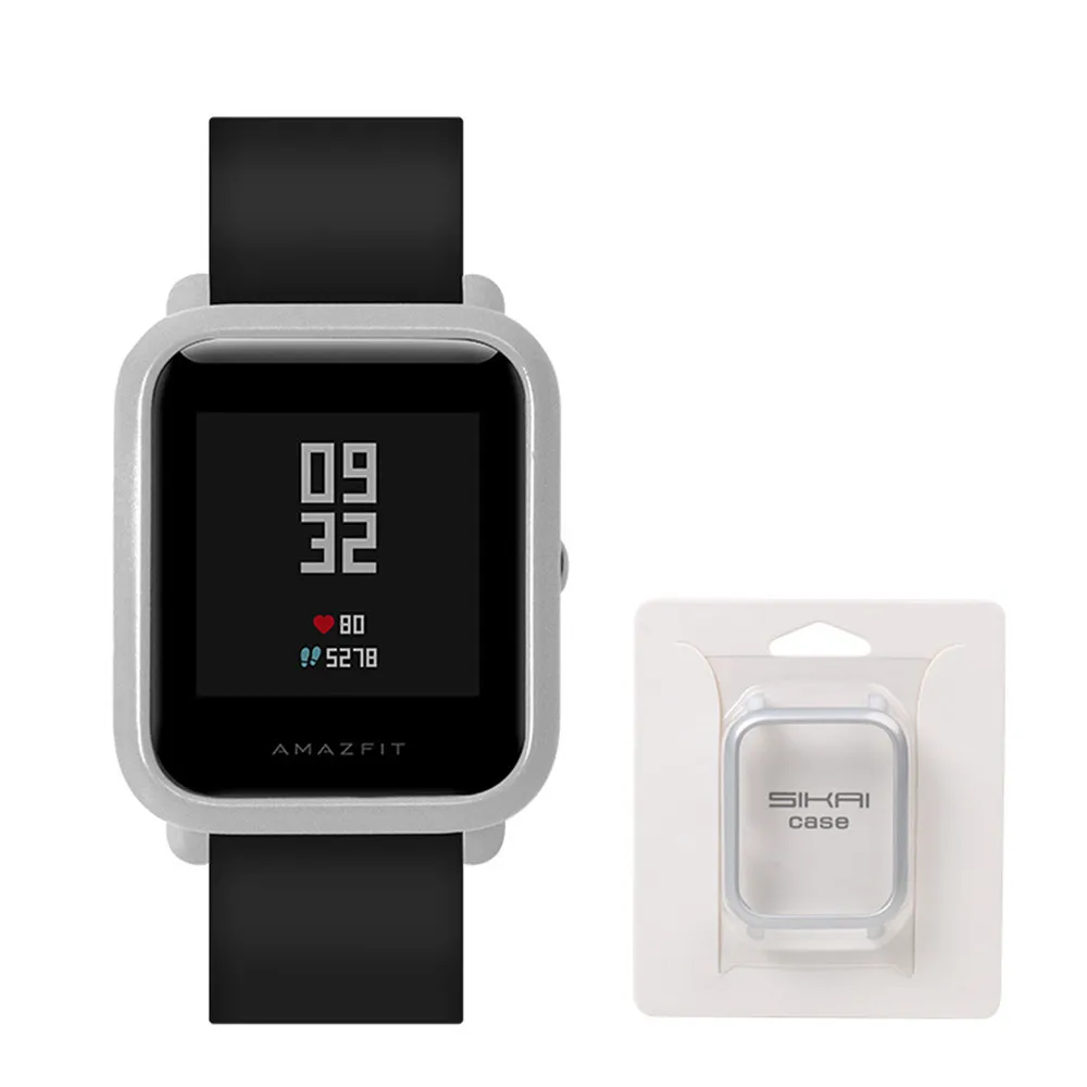 

Watch Frame Amazfit Bip Youth Smart Watch Protector Case Slim Colorful Frame PC Case Cover Protect Shell For Xiaomi Huami