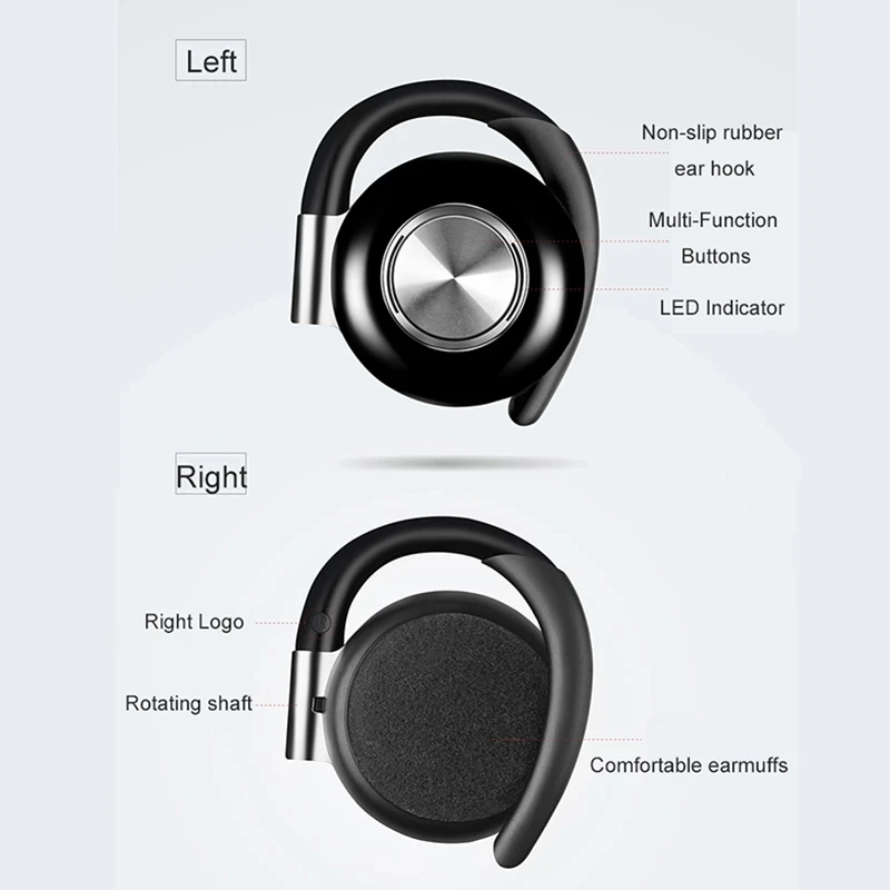 Новинка 2021 TWS Bluetooth-наушники V5 Беспроводные спортивные наушники-вкладыши True Wireless