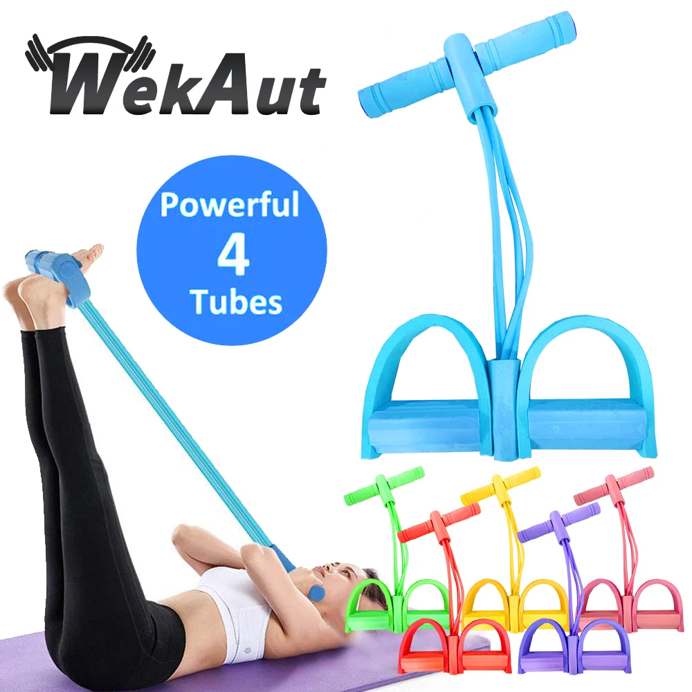 4 трубки Многофункциональный Натяжной трос для мужчин женщин сидячий тянущийся