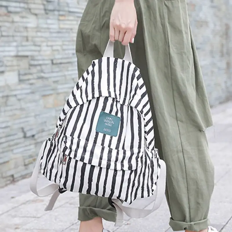 

Fashion Rucksack Canvas Backpack School Bag Casual College Daypack for Teenager