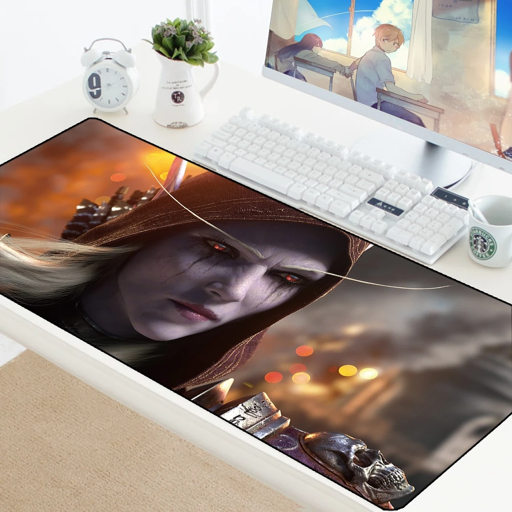70X30 см Sylvanas WOW игровой коврик для мыши большой XL модный коврик для мыши World of Warcraft коврик для мыши для геймера ноутбука резиновый коврик для ноутбука