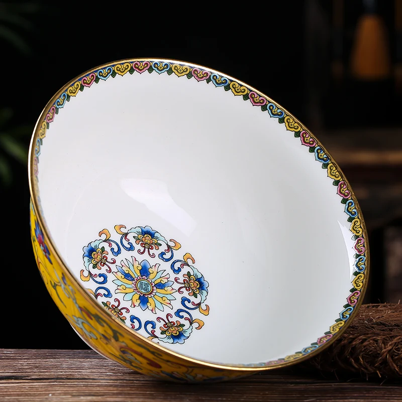 6 дюймов Цзиндэчжэнь ручная работа керамическая миска для рамен супа китайская