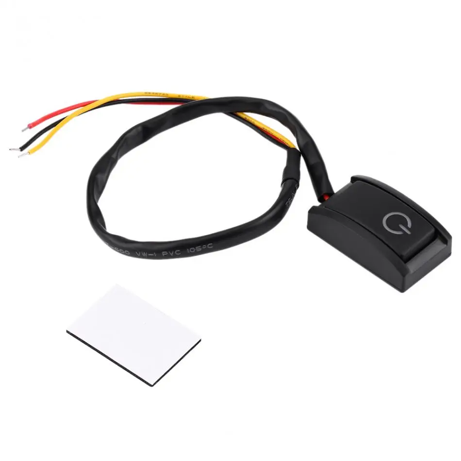 Горячая Распродажа дешево DC 12V 200mA автомобиль DIY Переключатель пасты тип застежка