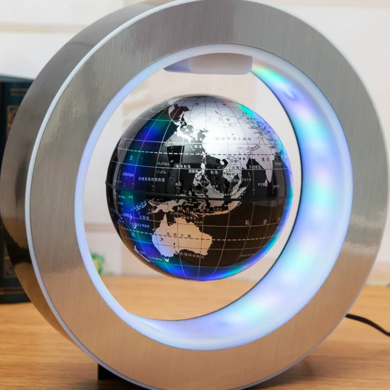 

Novelty Round LED World Map Floating Globe Magnetic Levitation Light Antigravity Magic/Novel Lamp bola de plasma Dec plasma ball