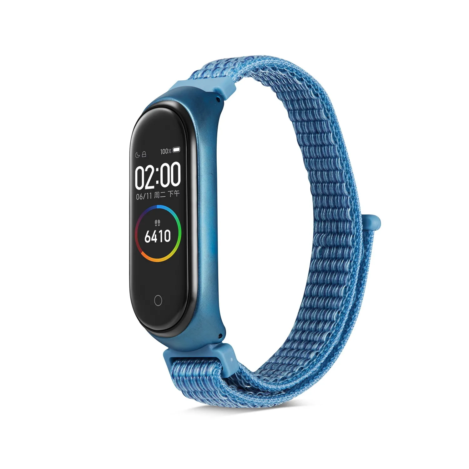 Cape cod blue Нейлоновая петля сменный Браслет для Xiaomi Mi band 3 спортивный браслет дышащий ремешок для Xiaomi Mi band 4 Смарт часы аксессуары - Цвет: Cape cod blue
