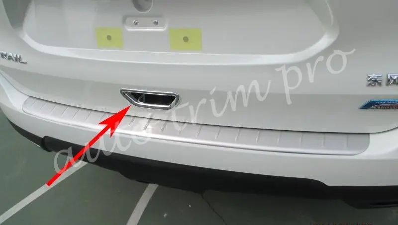 Хромированная задняя крышка ручки двери чаши для Nissan X-Trail Rogue T32 аксессуары 2014 2015