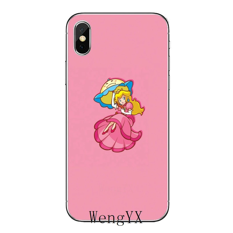 Аксессуары в стиле принцессы персик чехол для телефона iPhone 11 Pro XS Max XR X 8 7 6 6S Plus 5