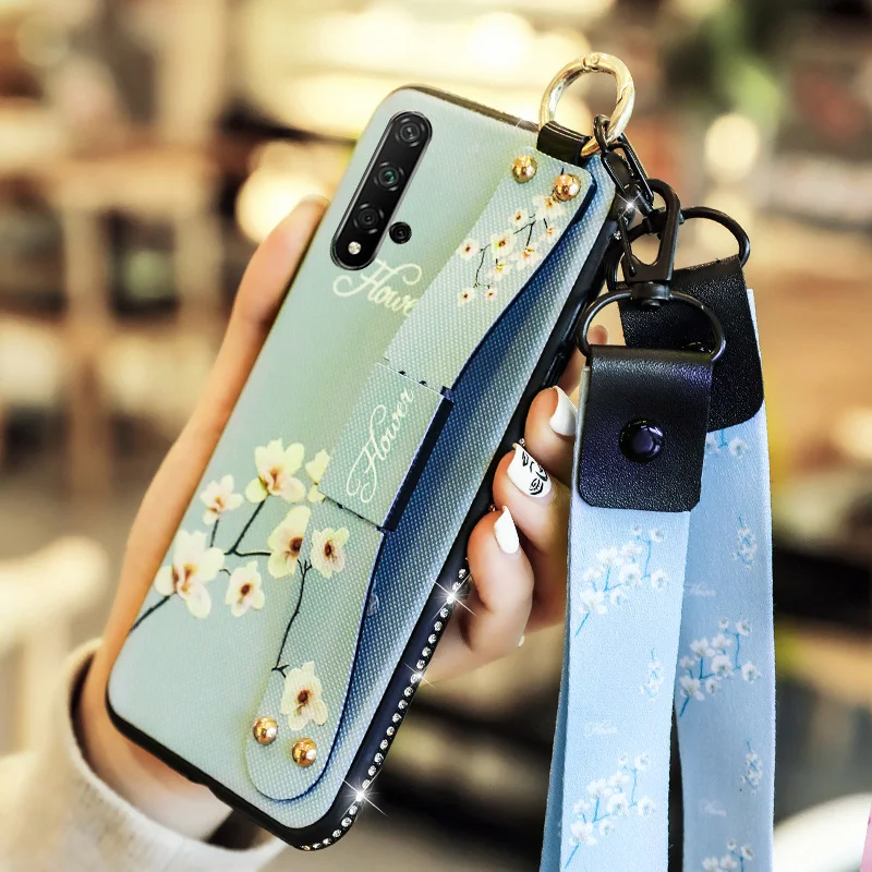 Чехол Teppka для huawei Honor 20 Pro чехол 10 Lite блестящий ремешок браслет с тиснением