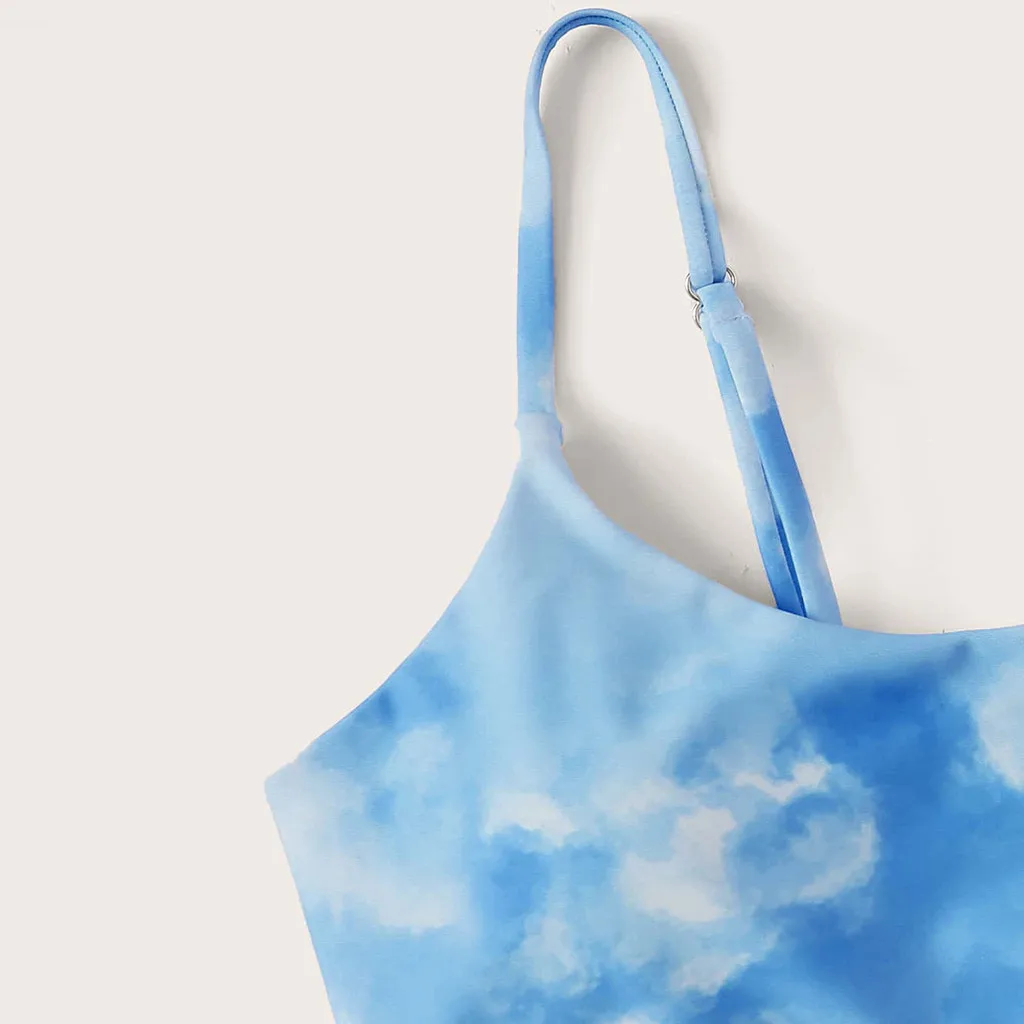 2020 купальники Женский Бикини топ цельный женский бандажный бюстгальтер пуш ап с