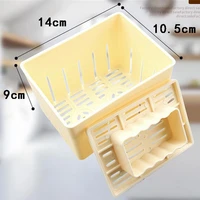 1 set kitchen cooking tool set diy plastic tofu press mould homemade tofu mold soybean curd tofu making mold with cheese cloth
