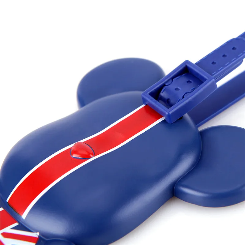 Мультфильм жестокий медведь сумка для гольфа ярлык карточка табличка с именем