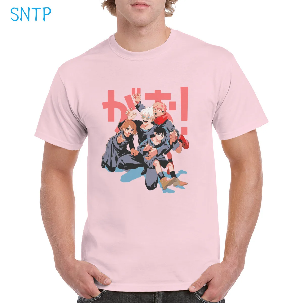 

Jujutsu Kaisen team Anime t shirt Unisex Harajuku Letters Top graphics Cotton Oversized T-shirt Female/Man