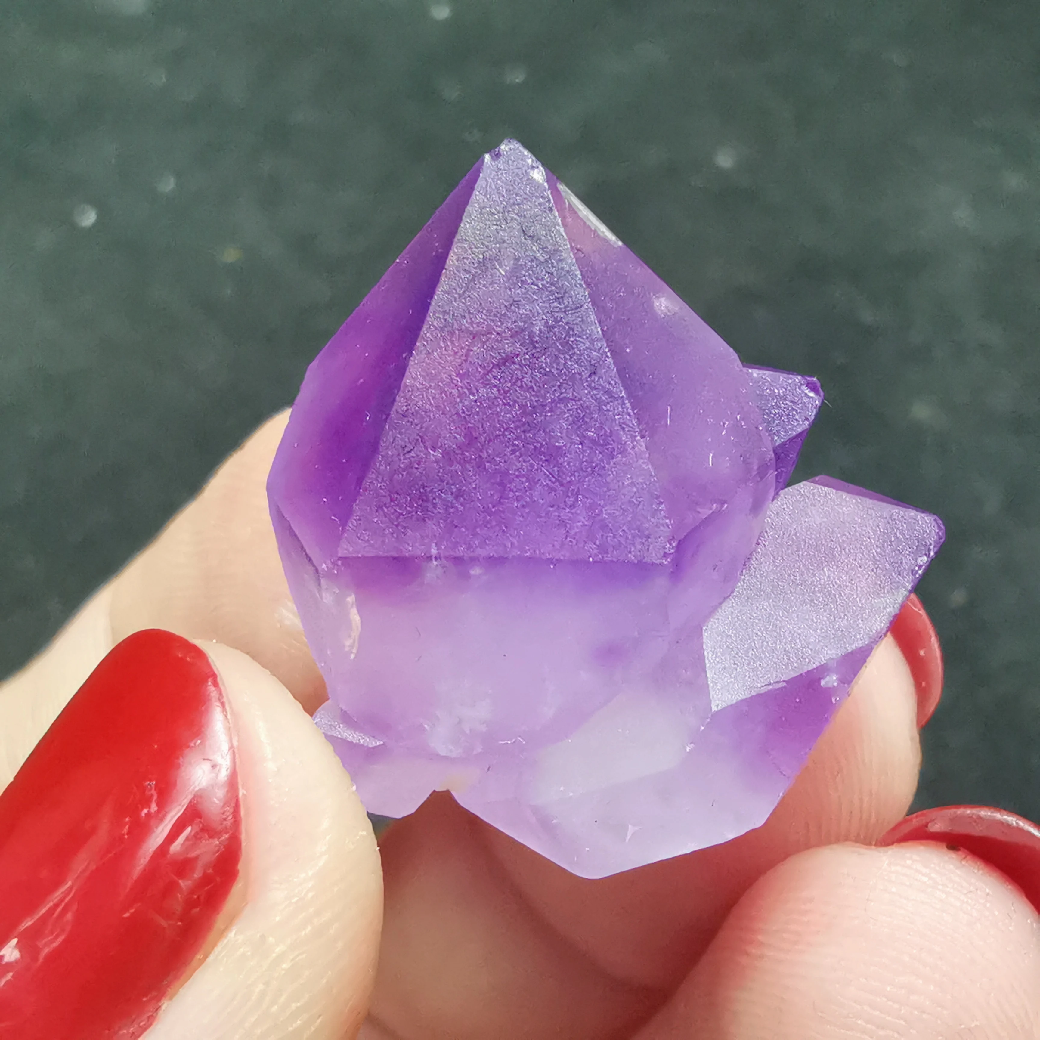 Натуральный шестигранный минеральный аметист 30 г 100 Кристальный кластер образец