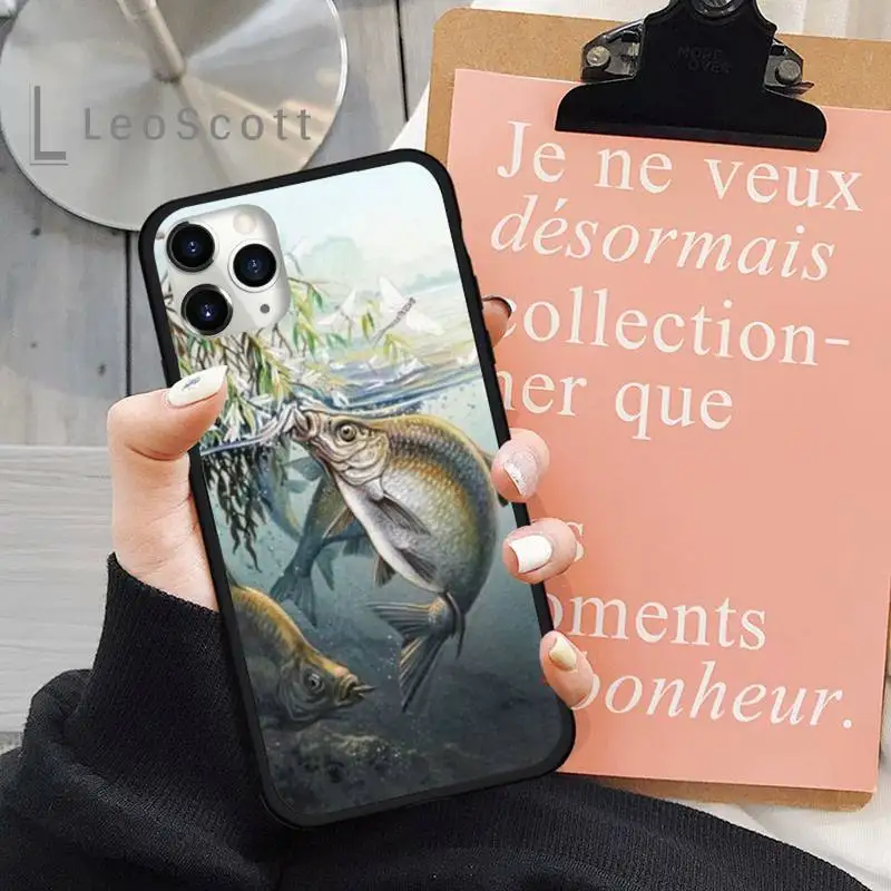 

Carp Fishing Phone Case for iPhone 11 12 mini pro XS MAX 8 7 6 6S Plus X 5S SE 2020 XR
