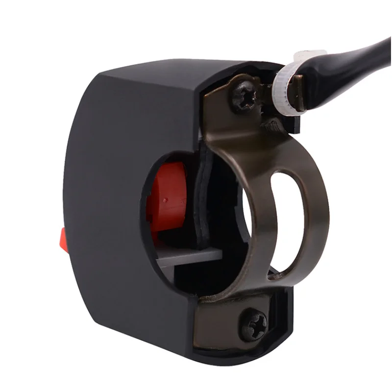 

Universal Motorcycle Handlebar Flameout Switch ON OFF Button for Moto Motor ATV Bike DC12V/10A Black