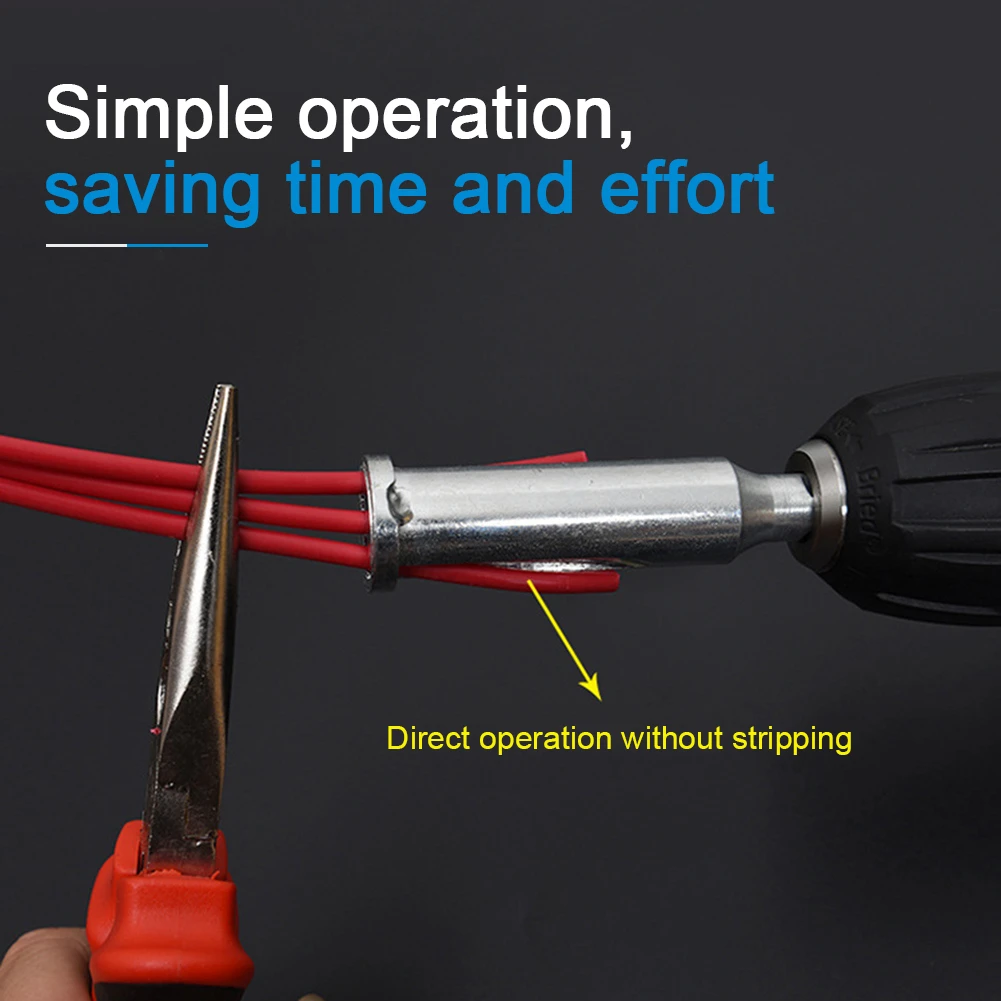 2~5 Hole Electrician Universal Automatic Twisting Wire Stripping Doubling Machine Connector General Electrical Twist Tool | Инструменты