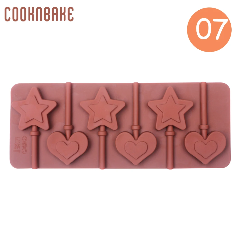 COOKNBAKE силиконовая форма для конфет, леденцов, шоколада, сахара, форма для леденцов, тортов, декоративная форма, круглая форма для печенья, кондитерских изделий, инструмент для выпечки - Цвет: CDY-037