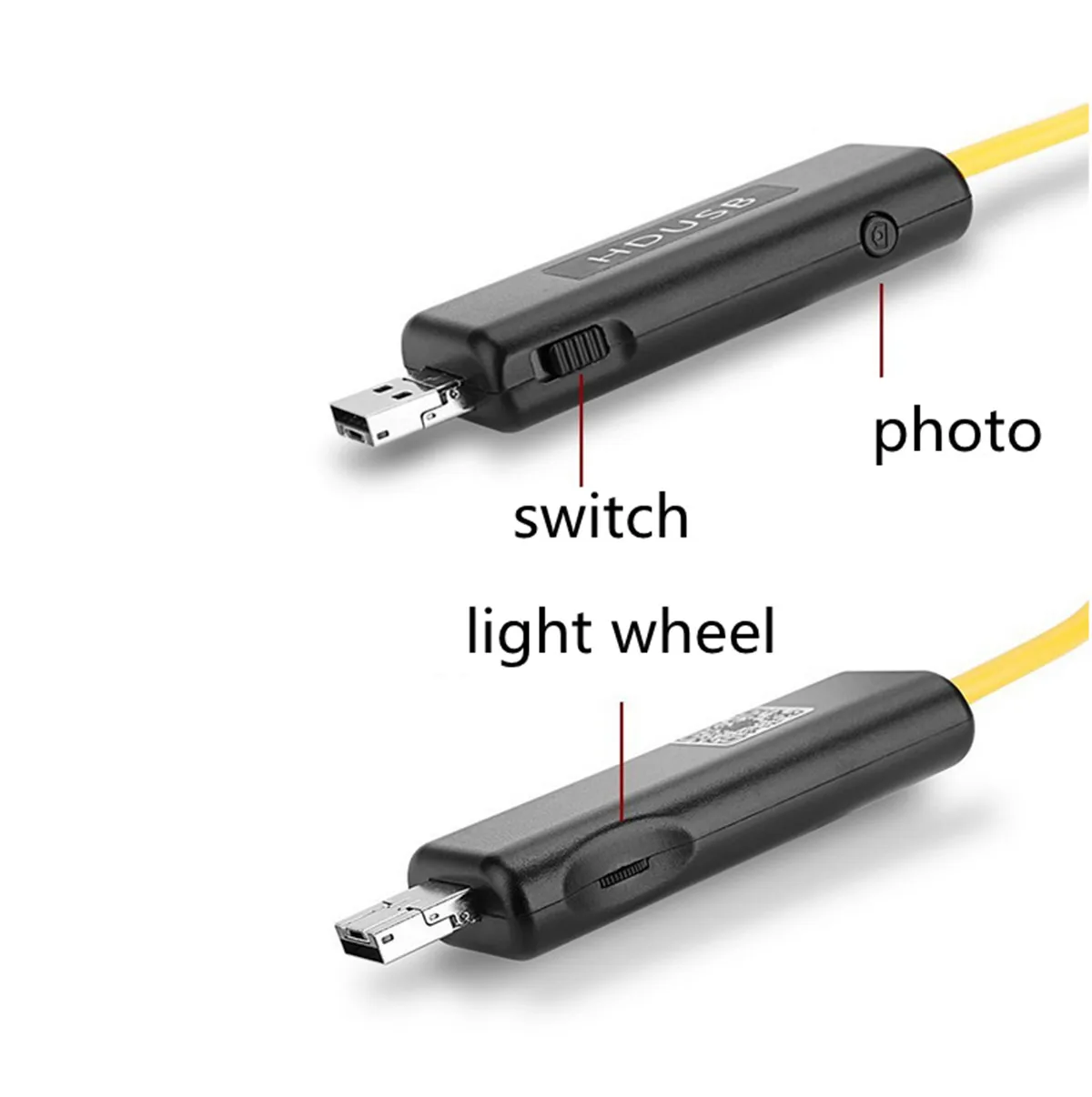 2MP 1200P полужесткий USB WIFI эндоскоп CMOS бороскоп осмотр отоскоп 3в1 беспроводной