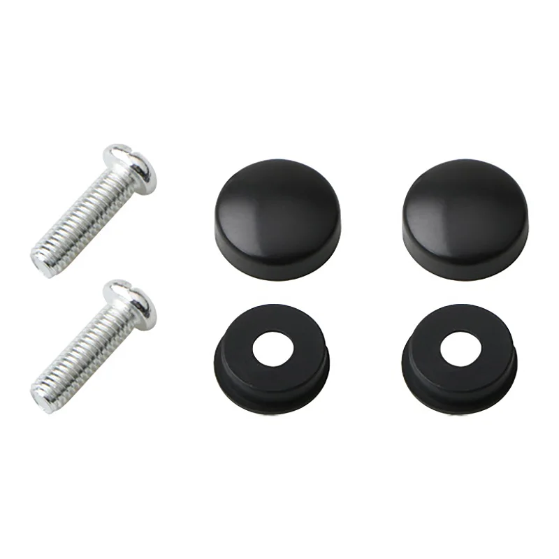 

2 PCS Slim Bottom License Plate Frames Matte Coated Wont Block Letters/Stickers