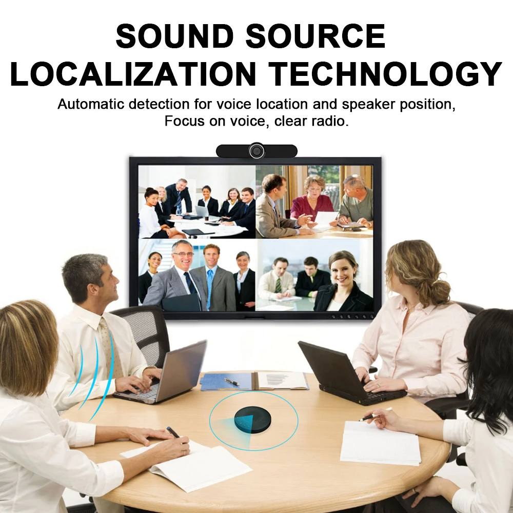 Bluetooth Колонка JOYUSING 6 микрофонов улучшенный звукосниматель голоса 5 USB для