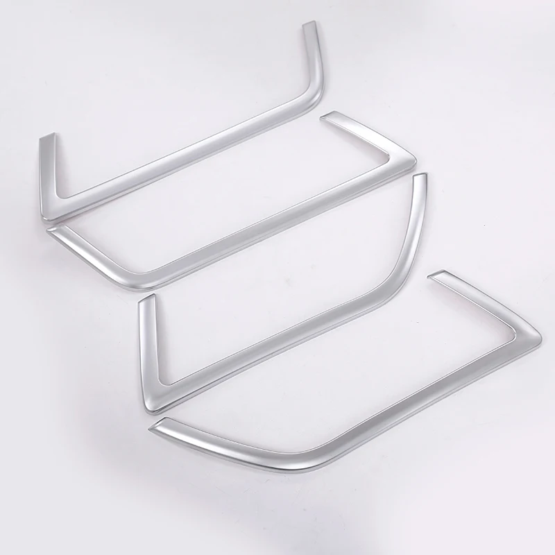 4 шт./компл. ABS матовые хромированные полоски для украшения интерьера двери