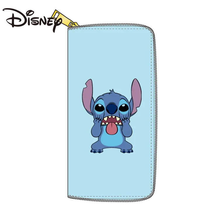

Disney New Stitch PU Long Zipper Wallet Gift Wallet Purse Women Wallets for Women My Melody Wallet Girl
