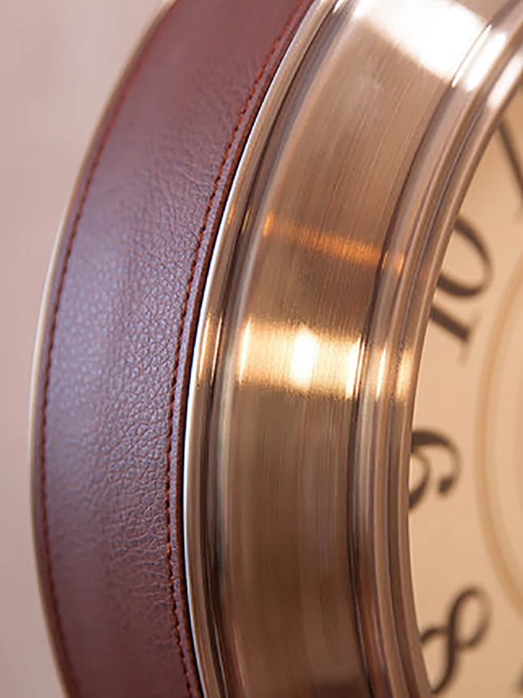 Металлические Двухсторонние настенные часы современный дизайн европейские