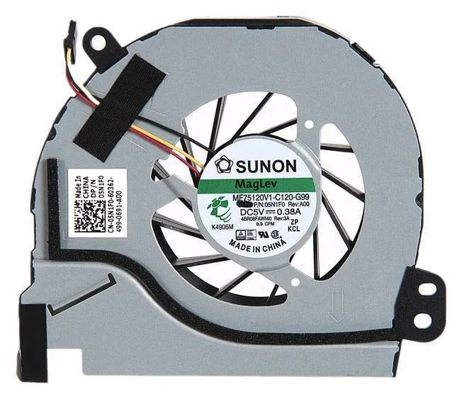 Вентилятор (кулер) для Dell Inspiron 14TD 2728 (3-pin)
