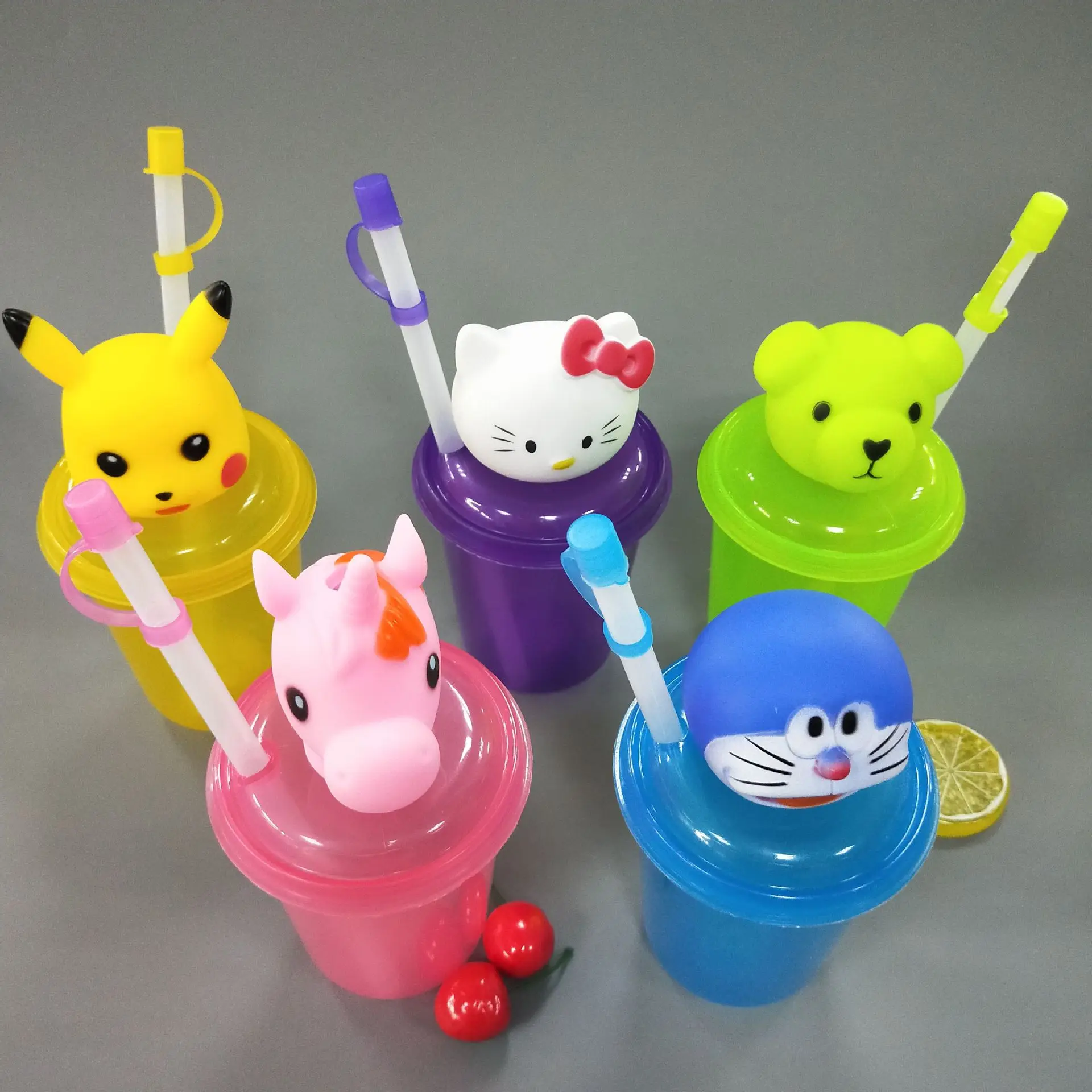 450/700 мл 2 шт. пять цветов украшения для дня рождения Радуга лошадь Кита медведь