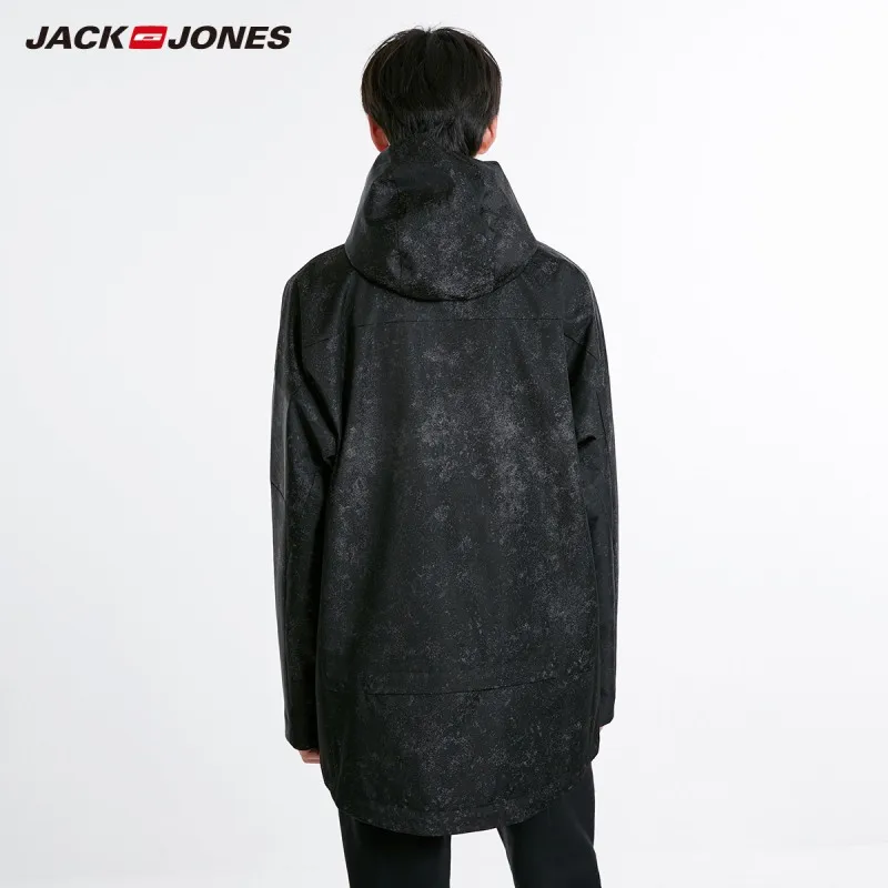 JackJones мужская куртка с капюшоном принтом Мужская одежда 218321562 |