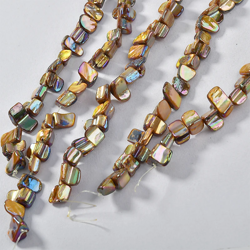 Серьги сделай сам натуральная раковина асимметричная форма Шариковая головка