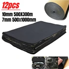 Автомобильный звукоизоляционный коврик, шумоподавляющий коврик, 200 см х 50 см, 3578 мм, защита двигателя от шума изоляция капота, теплоизоляционная пена, хлопковая наклейка