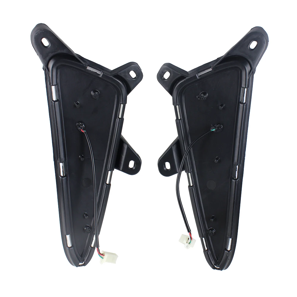 2 шт. светодиодный дневные ходовые огни поворота мигает желтый сигнальный