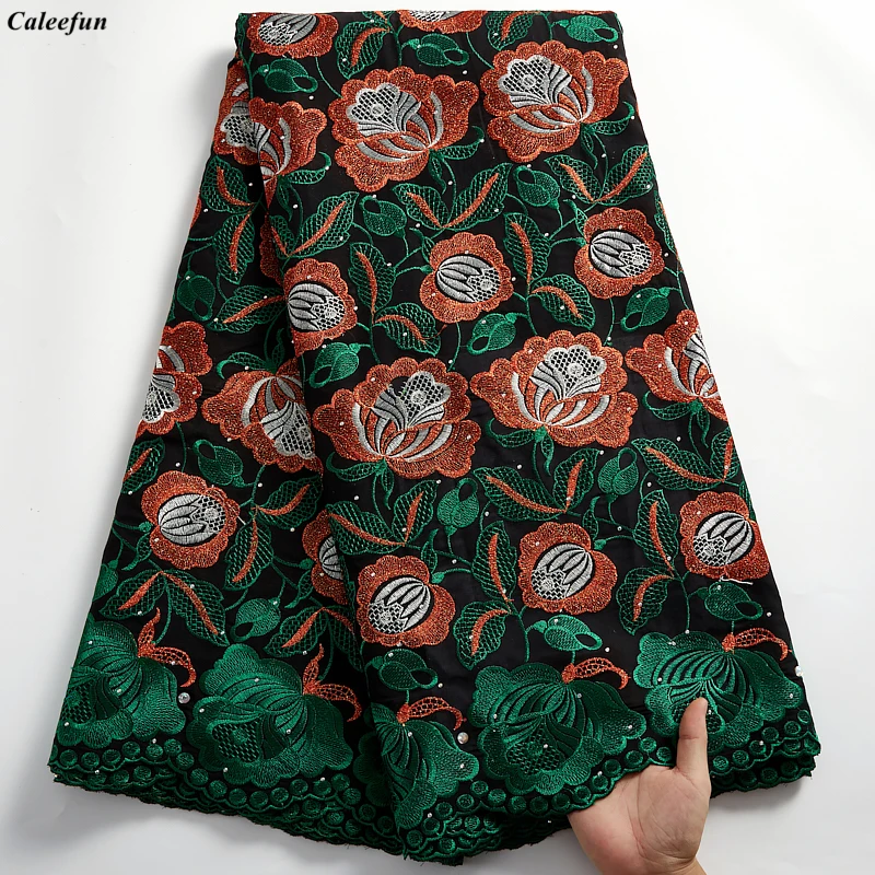 

Зеленые нигерийские сухие хлопковые кружевные ткани с вышивкой швейцарская вуаль кружева в Швейцарии африканские кружевные ткани для шить...