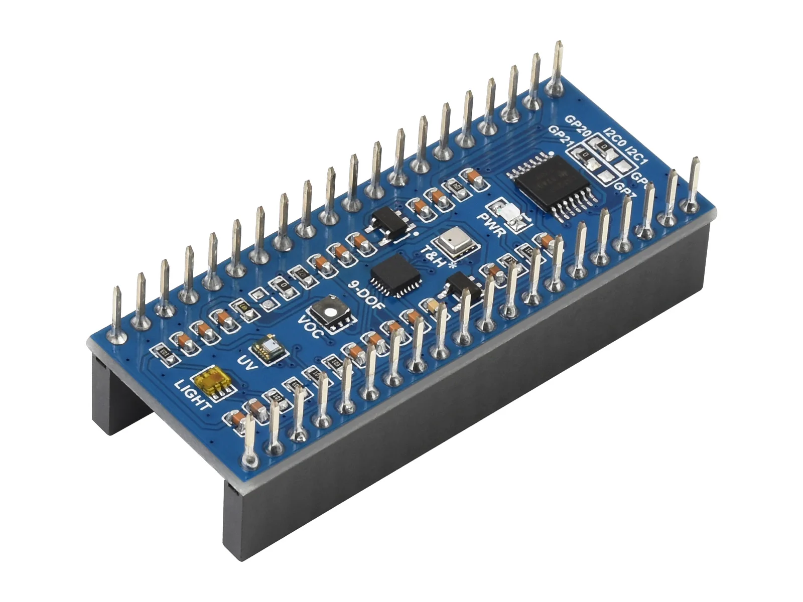 Плата расширения экологического датчика Pico для RPi шины I2C видимая