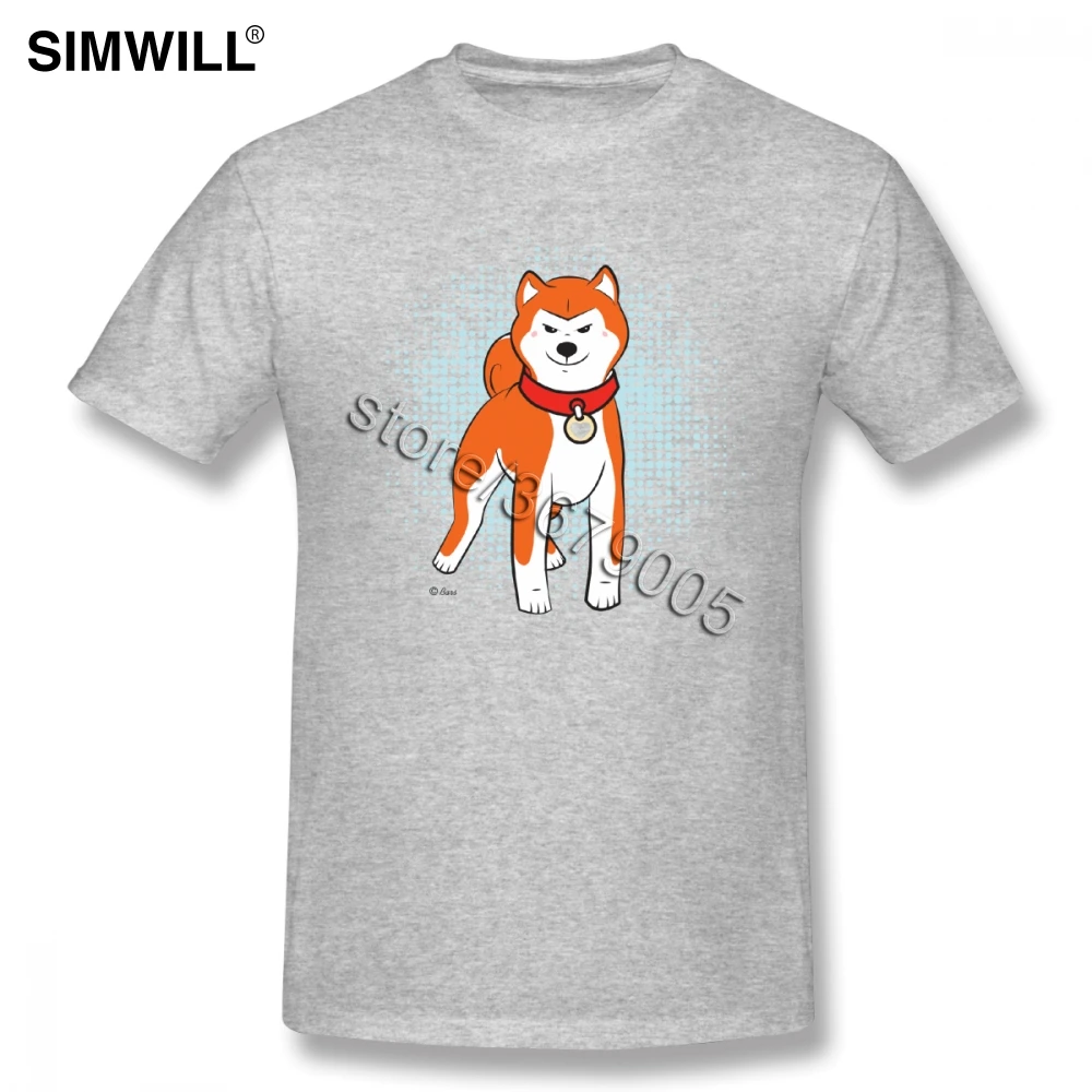 4XL японская Акита дож футболки мужские американские модные короткий рукав