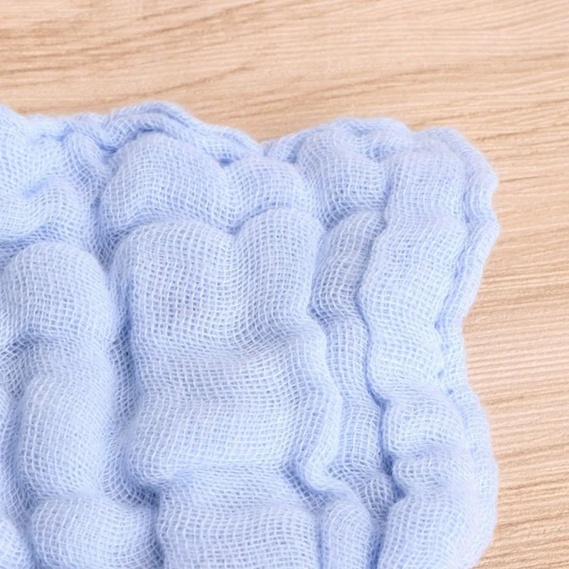 

1 Pc Baby Simple Design Soft Pure Cotton Blend Gauze Bibs Burp Cloths Saliva Towel Feeding Bandana Neonatal Towels