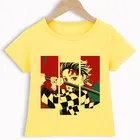 2020 Новый Demon Slayer: Blade японское детское аниме для маленьких девочек и мальчиков, футболка Demon Killer, детская одежда с принтом