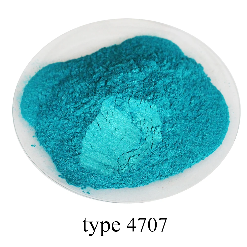 

Pearl Powder Acrylic Paint 4707 Blue Green Pigment for Crafts Arts Automotive Paint Soap Dye Colorant Mica Powder Pigment 500g