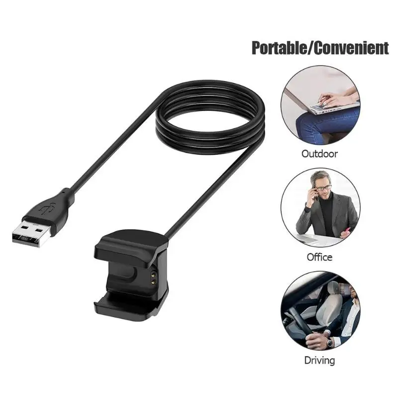 Зарядный USB кабель ALLOYSEED для Xiaomi Mi Band 4 док станция без разборки адаптер браслета