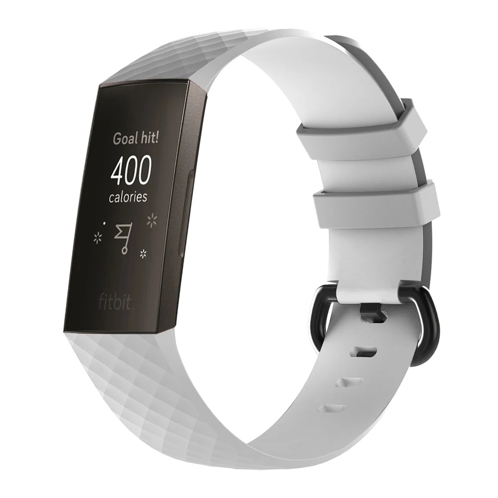 Спортивный ремешок для Fitbit Charge 3 Charge3, мягкий ТПУ Смарт-ремешок для часов, сменный Браслет, аксессуары