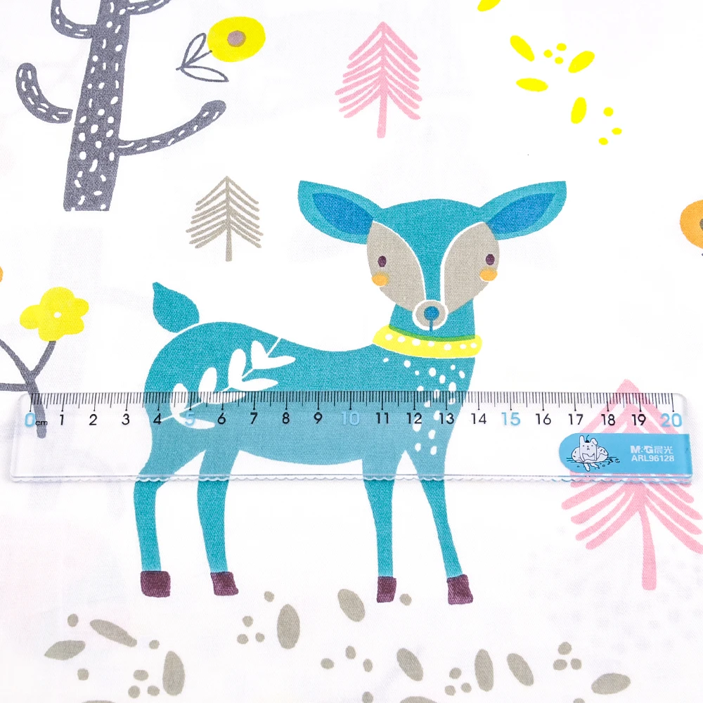 Teramila мультфильм Животные и растения шаблон хлопок ткань лоскутное светильник