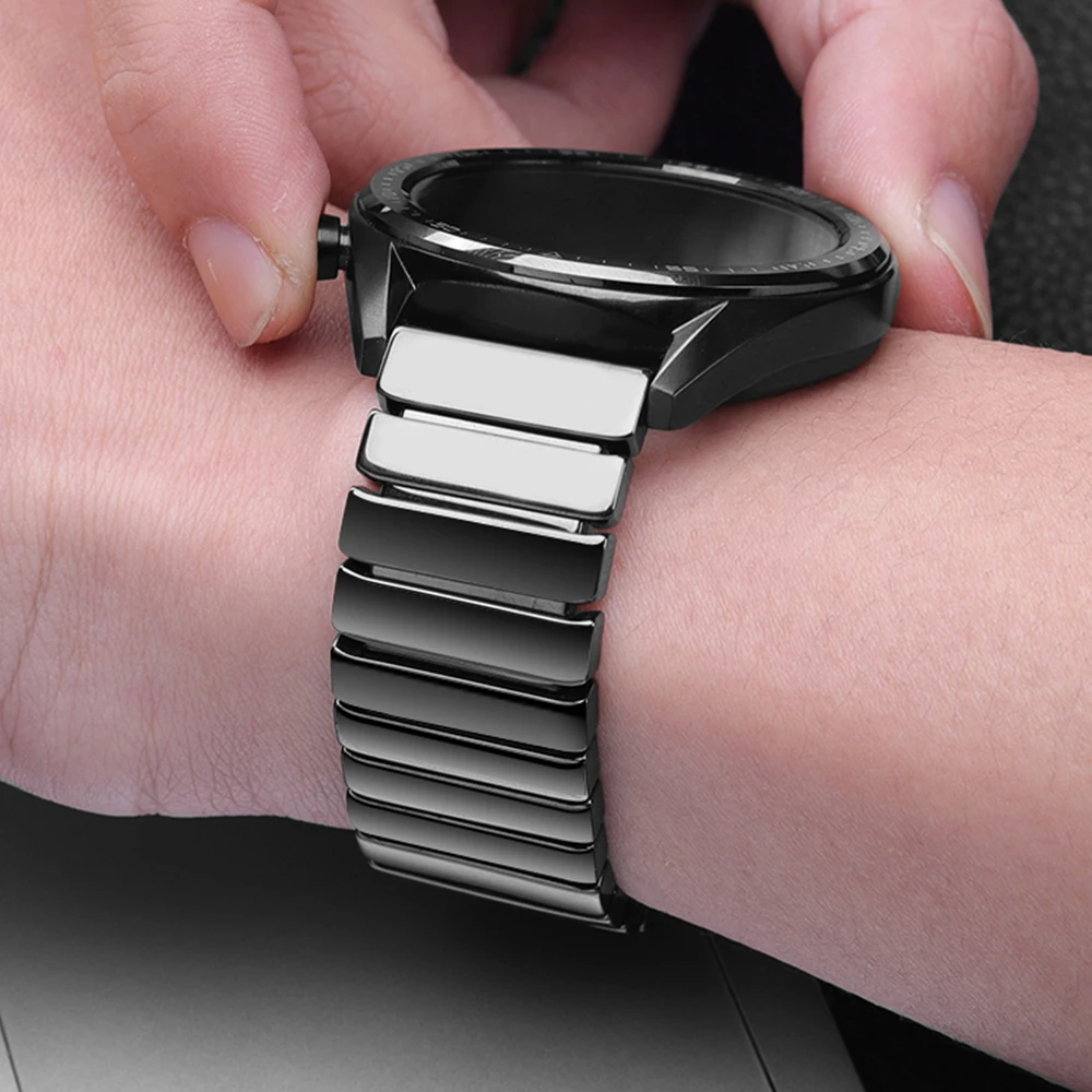 

20 22mm Watch Correa for Amazfit Bip Gts Strap Ceramics Pulseira for Samsung Galaxy Watch 46mm Active 2 Huawei Watch Gt 2e Band