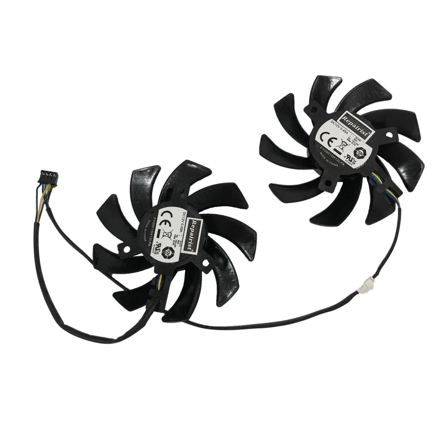 Графический вентилятор 2 шт./компл. FY09010H12LPB FY09010H12LPA RX 480/470 VGA GPU для XFX R9 285/290/290X/280X/390X
