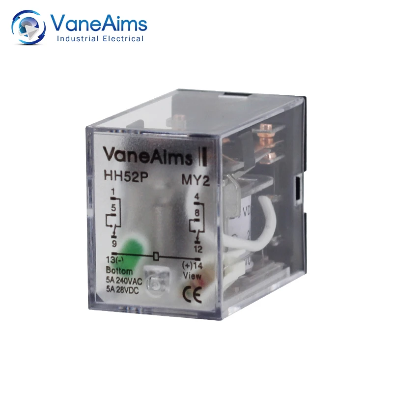 Реле HH52P MY2NJ катушка общего назначения DPDT Micro Mini Электромагнитный Мини контактор